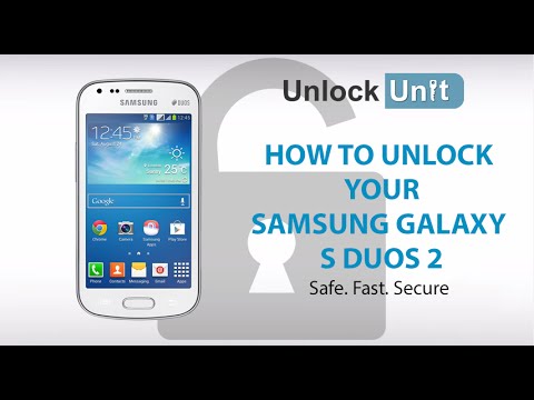 Samsung Galaxy S Duos 2 Unlock Code Free